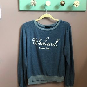 Wildfox graphic pullover